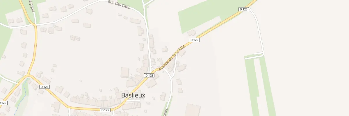 Plan du 2 Rue du 151 Rim à Baslieux