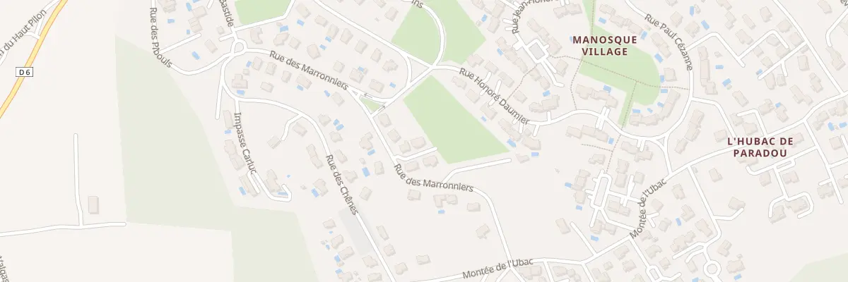 Plan du 249D Rue des Marronniers à Manosque
