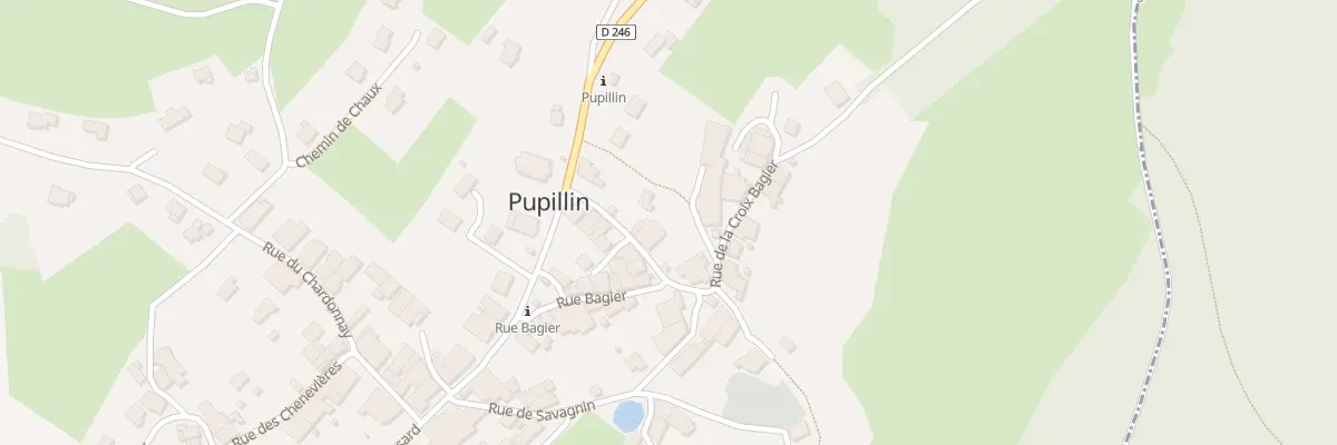 Plan du 5008 Rue Abbe Guichard à Pupillin