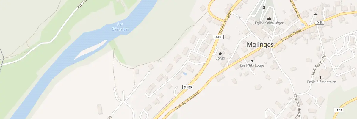 Plan du 5B Rte de Lyon à Chassal-Molinges