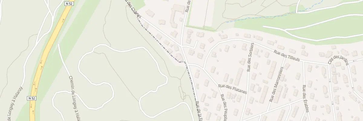 Plan du 50 Rue de la Foret à Mont-Saint-Martin