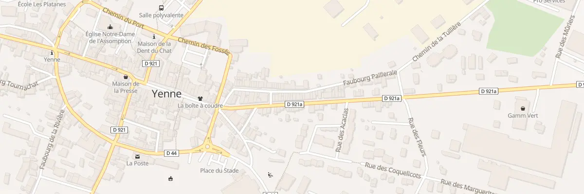 Plan du 123 Rue du Capitaine Simon à Yenne