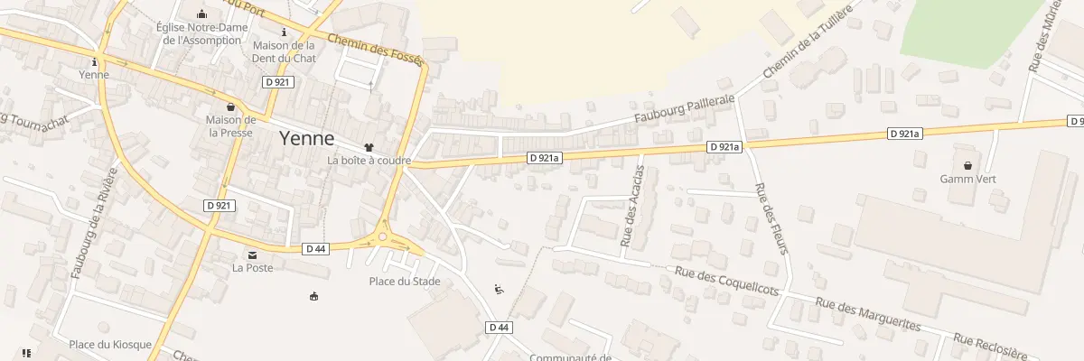 Plan du 128 Rue du Capitaine Simon à Yenne