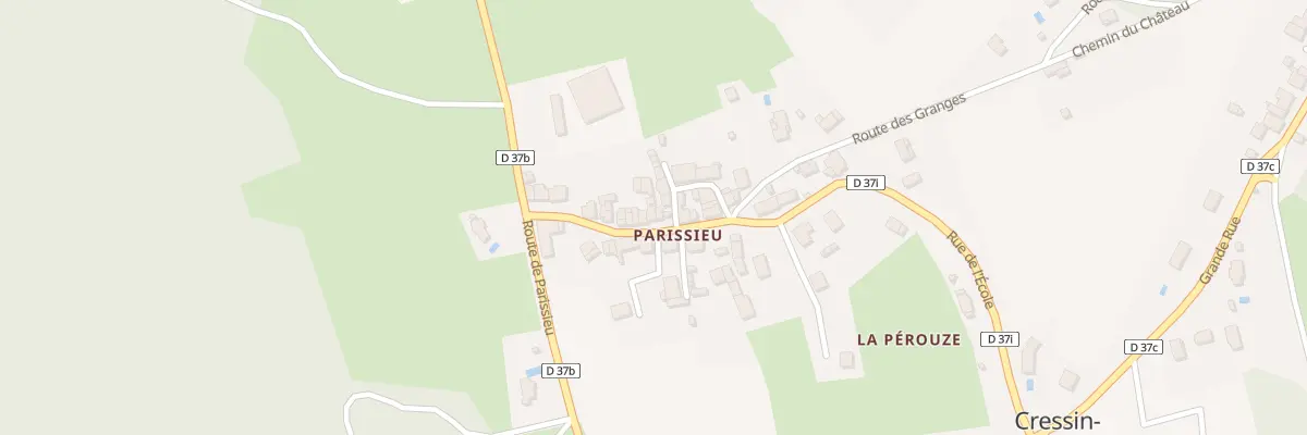Plan du 58 Rue du Centre à Cressin-Rochefort