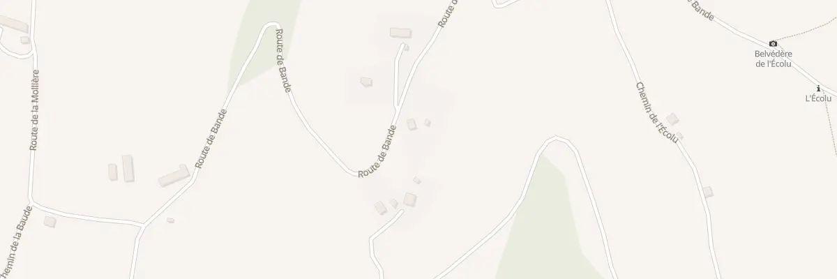 Plan du 2284 Rte de Bande à Saint-Pierre-de-Genebroz