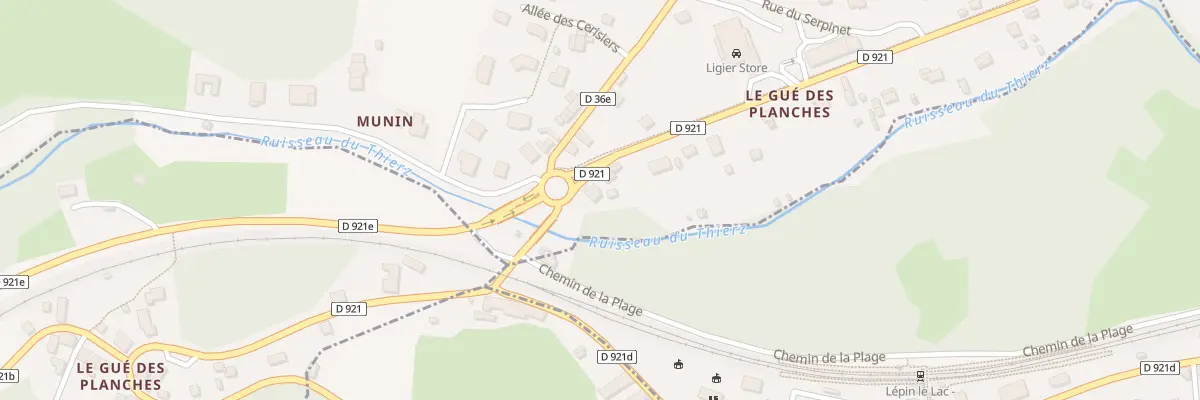 Plan du 3487 Rte du Lac à Saint-Alban-de-Montbel
