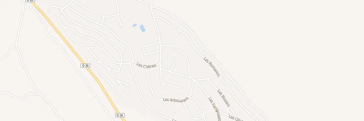 Plan du 108 Res Castellet Park au Castellet