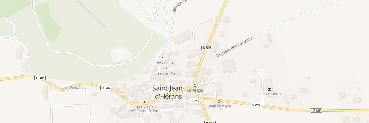 Plan du 46 Rue du Cardere à Saint-Jean-d’Hérans