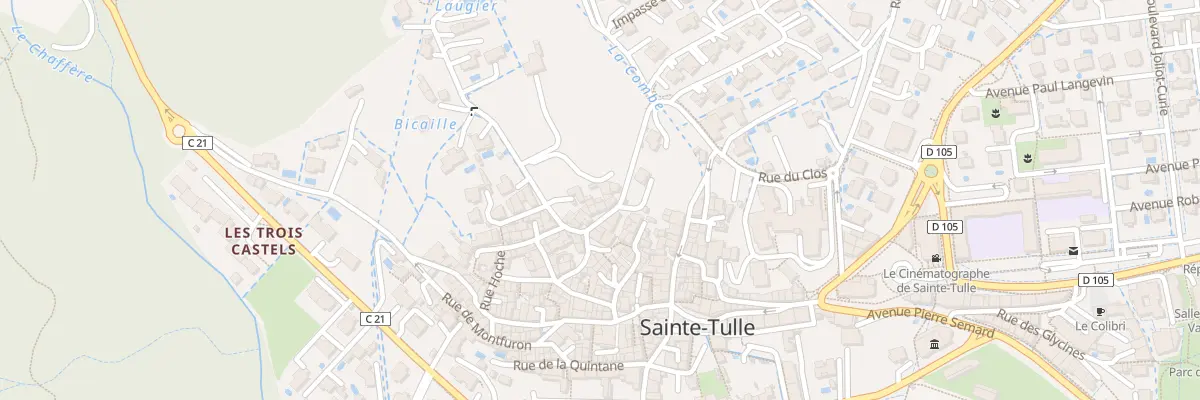 Plan du 21 Rue du Clos à Sainte-Tulle