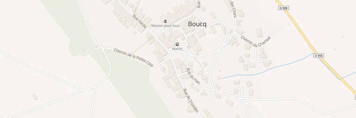 Plan du 7 Pl du Souvenir à Boucq