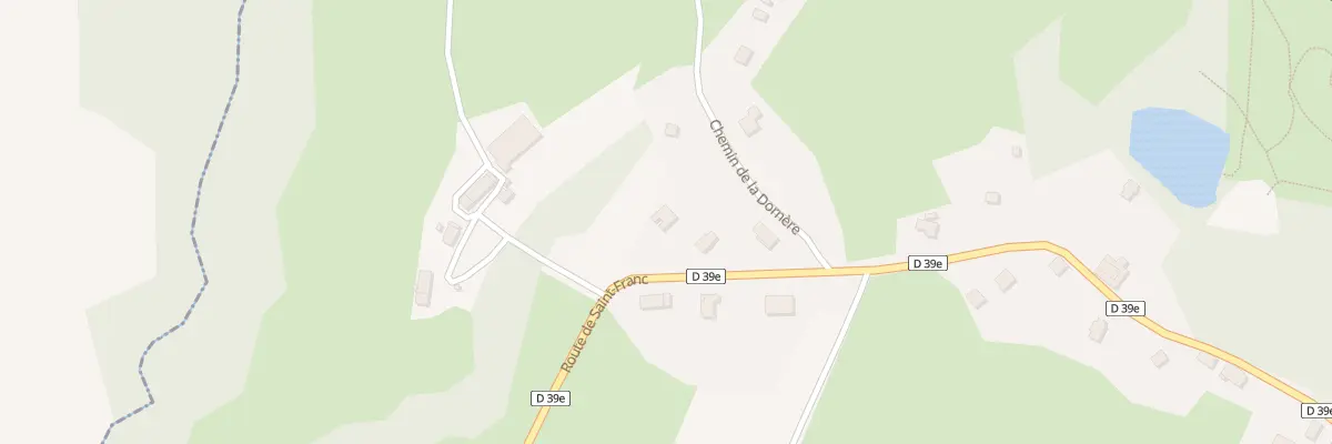 Plan du 646 Rte de St Franc à La Bauche