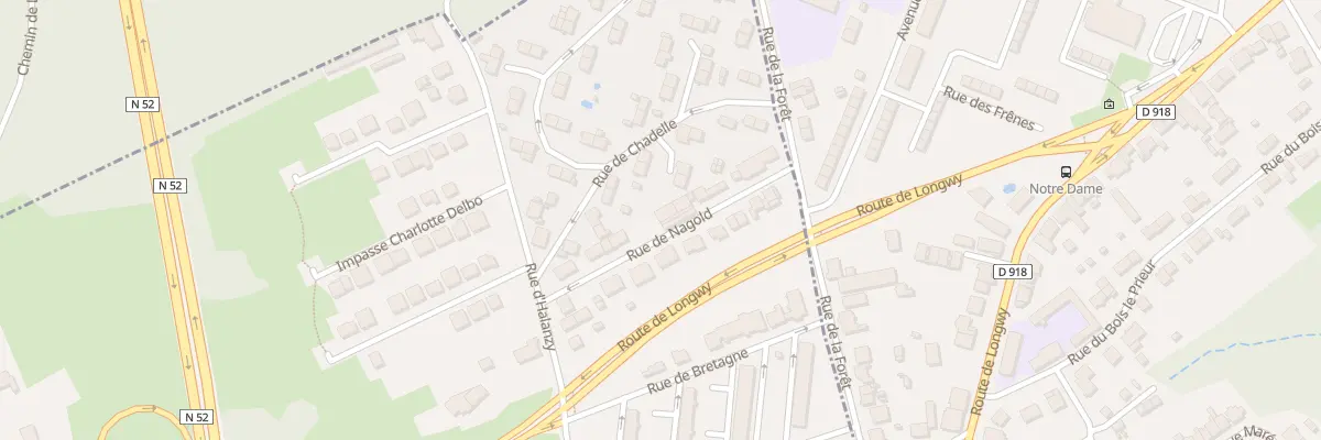 Plan du 12 Rue de Nagold à Longwy