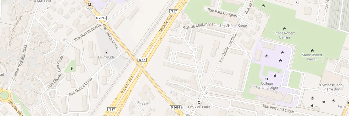 Plan du 4 Rue Modigliani à Saint-Martin-d’Hères