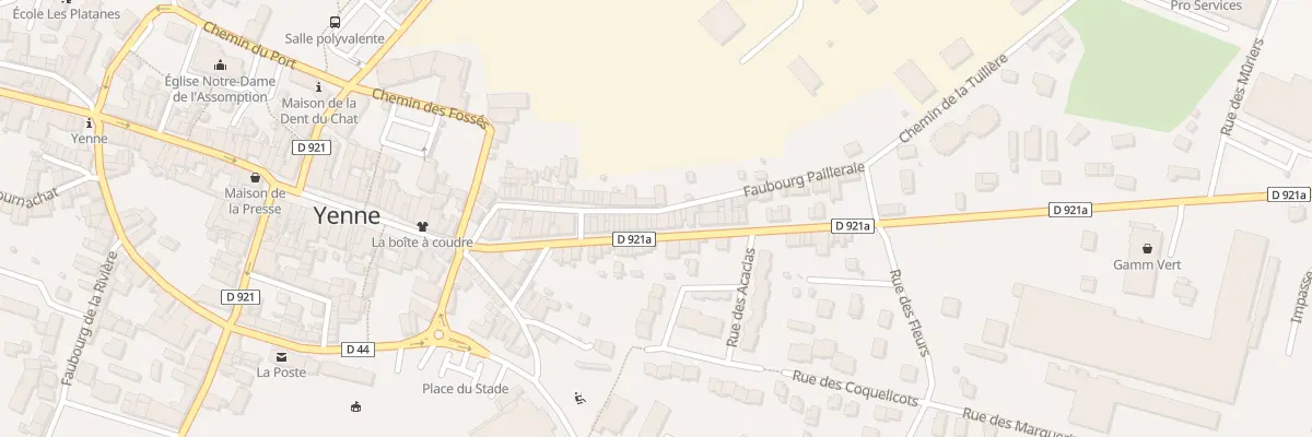 Plan du 151 Rue du Capitaine Simon à Yenne