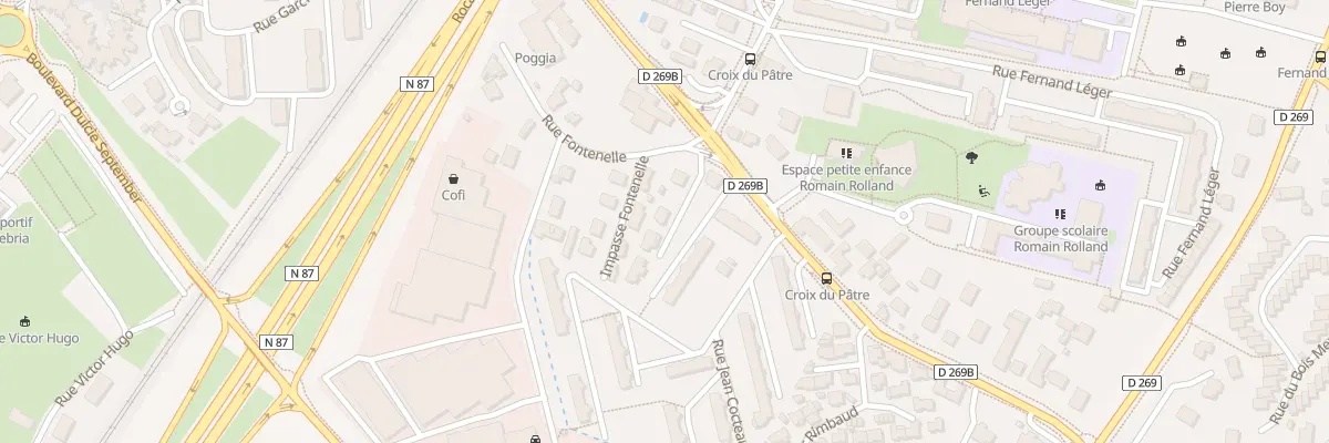Plan du 20 Rue Fontenelle à Saint-Martin-d’Hères