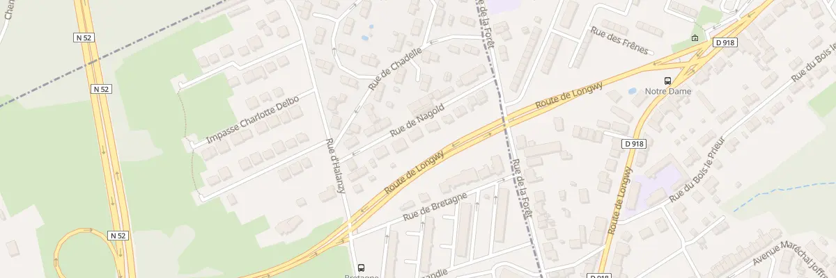 Plan du 13 Rue de Nagold à Longwy