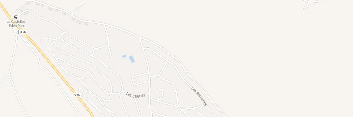 Plan du 8 Res Castellet Park au Castellet