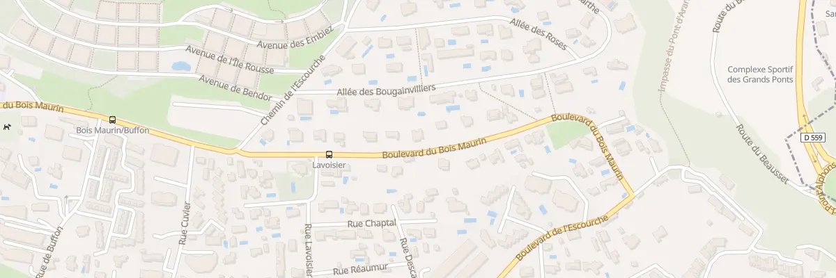Plan du 1153 Bd Bois Maurin à Bandol
