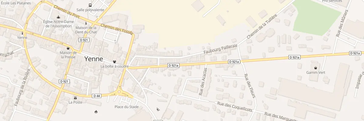Plan du 155 Rue du Capitaine Simon à Yenne