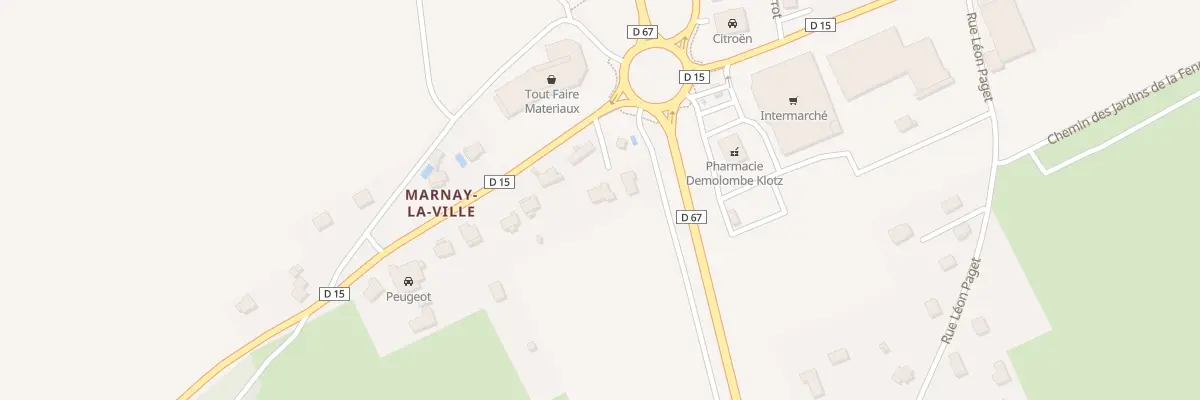 Plan du 1C Rte de Chenevrey à Marnay