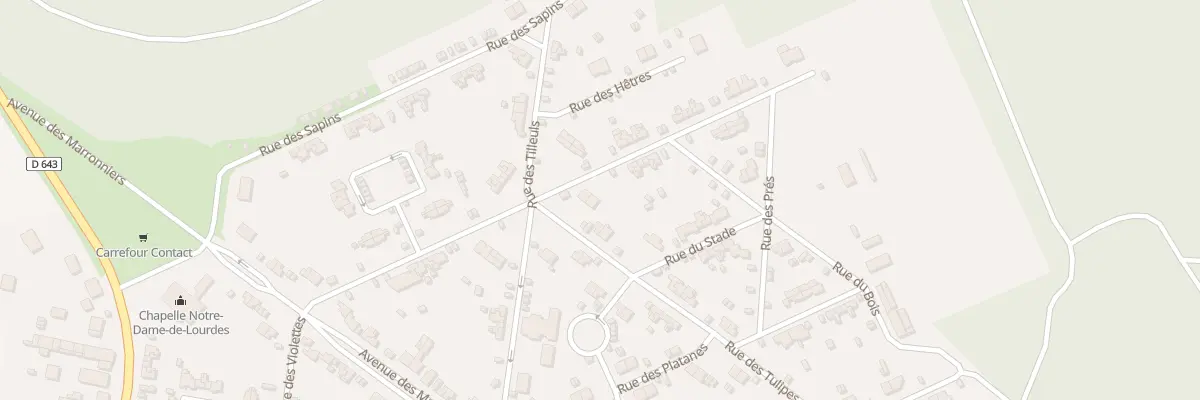Plan du 1 Rue des Tulipes à Mercy-le-Bas