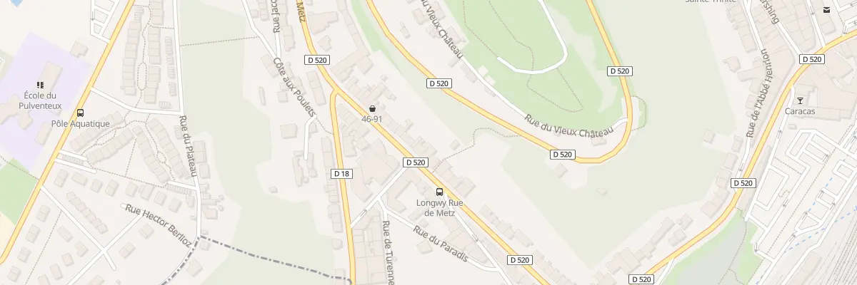 Plan du 96 Rue de Metz à Longwy