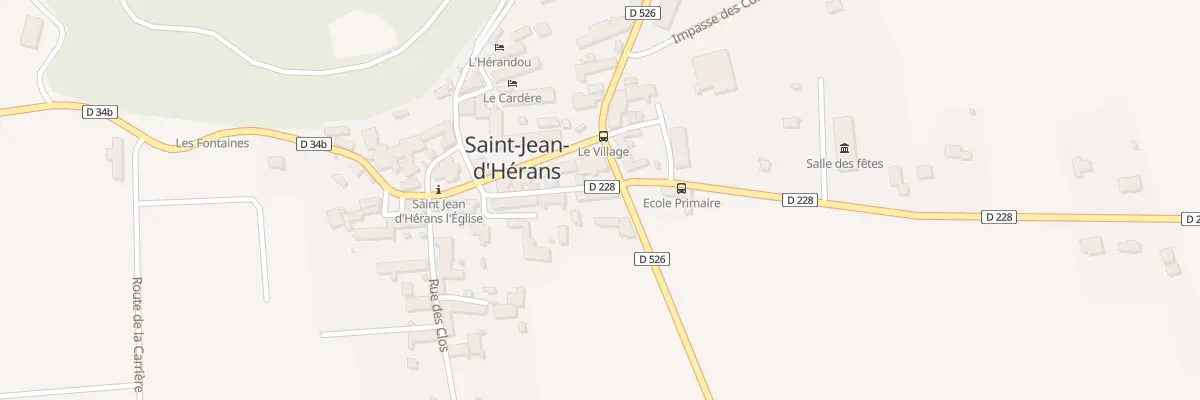 Plan du 14 Rte de la Sablonniere à Saint-Jean-d’Hérans