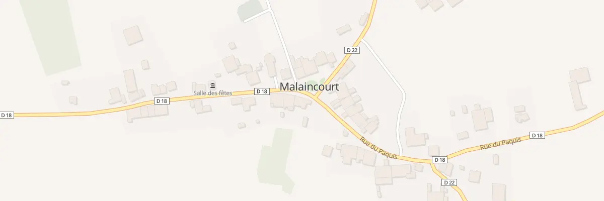 Plan du 1 Rue Grande Rue à Malaincourt