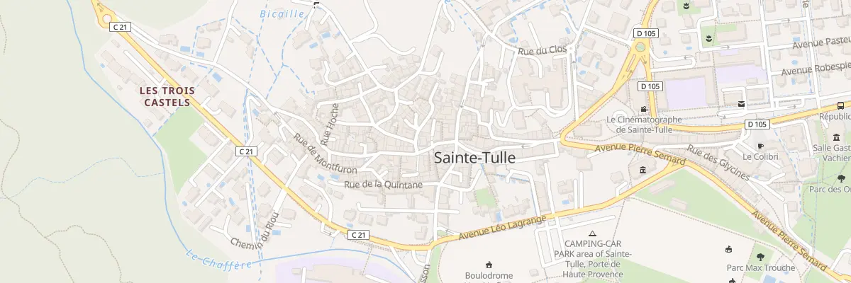 Plan du 40 Rue de la Fontaine Ronde à Sainte-Tulle
