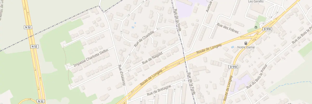 Plan du 8 Rue de Nagold à Longwy