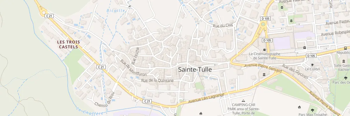 Plan du 28 Rue Félix Esclangon à Sainte-Tulle
