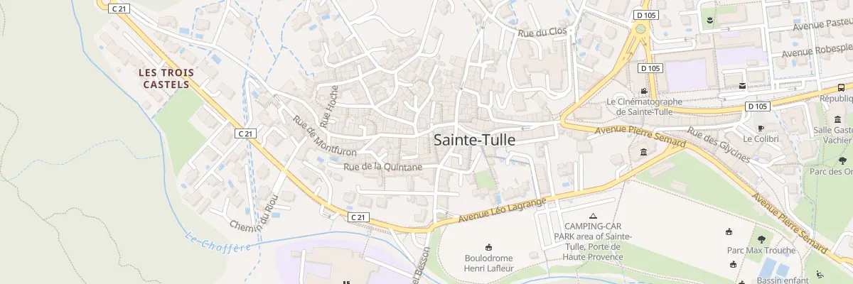 Plan du 35 Rue de la Fontaine Ronde à Sainte-Tulle