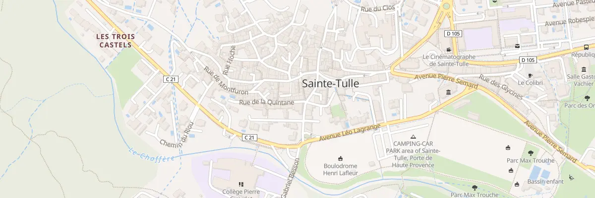 Plan du 5215 Rue de la Quintane à Sainte-Tulle
