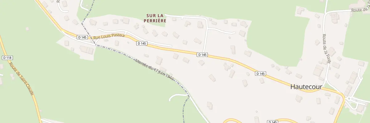 Plan du 260 Rue Louis Pasteur à Hautecour