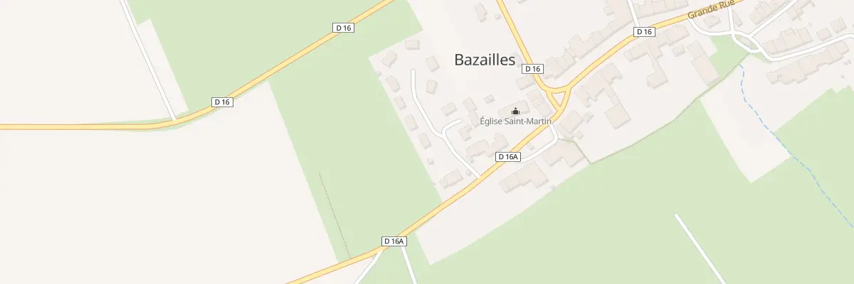 Plan du 1 Lot Belle Vue à Bazailles