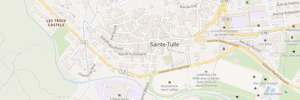 Plan du 11 Mte des Martyrs à Sainte-Tulle
