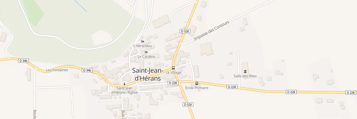 Plan du 8A Pl de la Mairie à Saint-Jean-d’Hérans