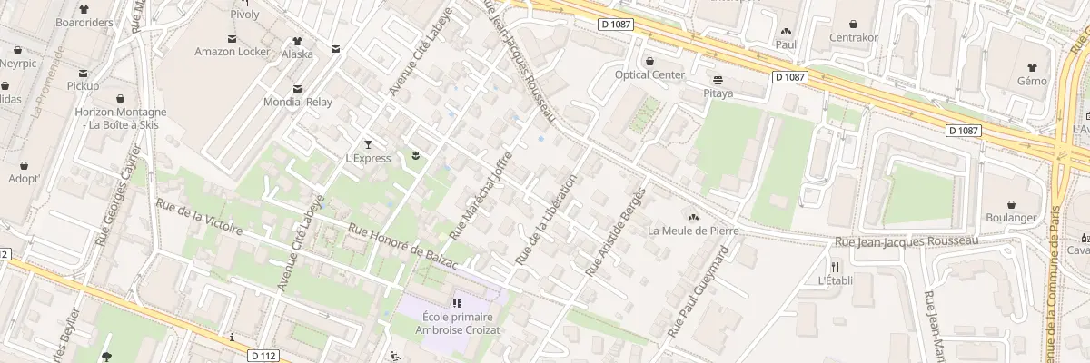 Plan du 17 Rue Georges Clemenceau à Saint-Martin-d’Hères