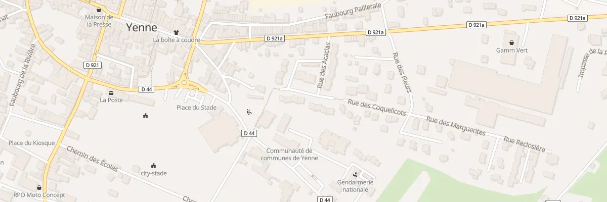 Plan du 181 Rue des Peupliers à Yenne