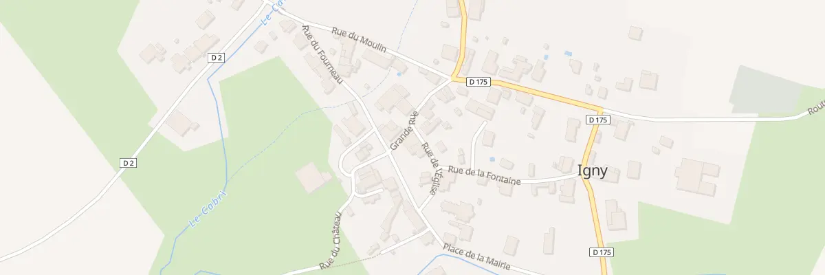 Plan du 3 Rue de l’Eglise à Igny