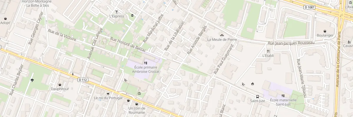 Plan du 16 Rue Aristide Berges à Saint-Martin-d’Hères
