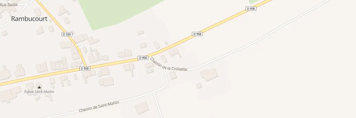 Plan du 1 Rue du General J J Fonde à Rambucourt