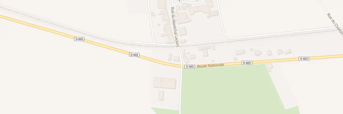 Plan du 1 Rte Nationale à Olley