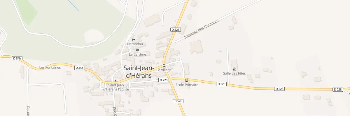 Plan du 8B Pl de la Mairie à Saint-Jean-d’Hérans