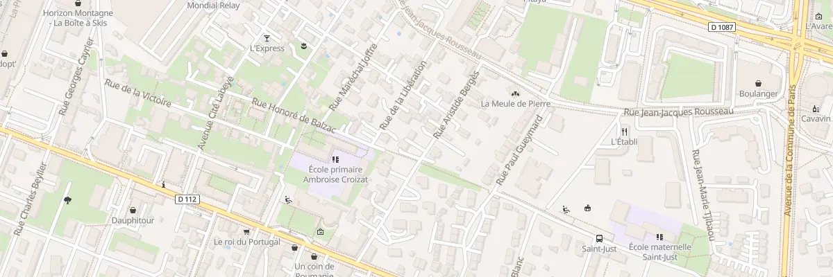 Plan du 14 Rue Aristide Berges à Saint-Martin-d’Hères
