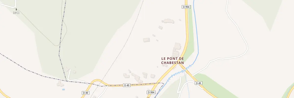 Plan du 5099 Le Pont à Chabestan