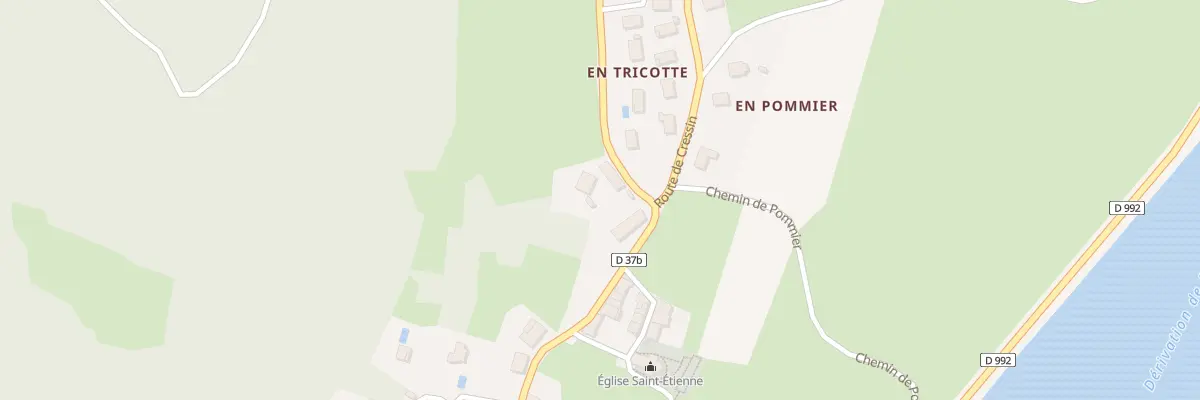 Plan du 13 Rte de Parissieu à Cressin-Rochefort