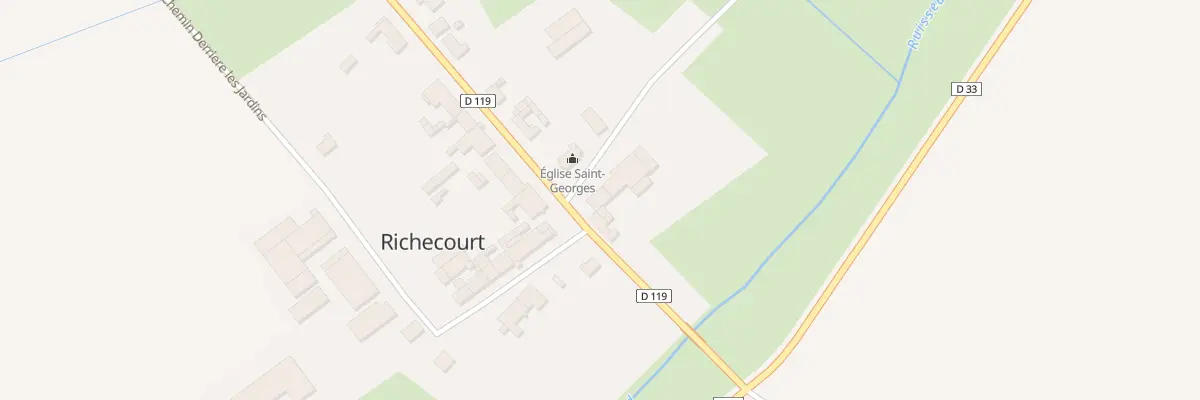 Plan du 4 Rue La Grande Rue à Richecourt