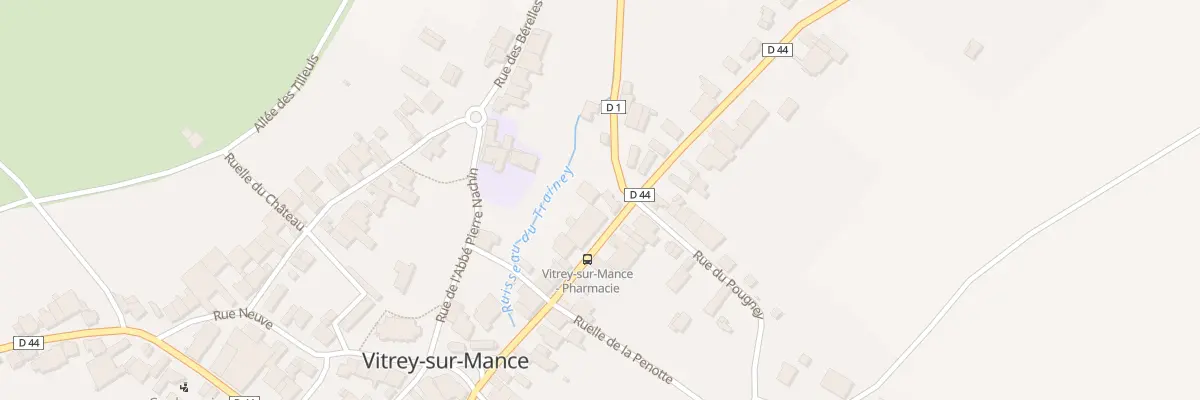 Plan du 22 Rue de Lavaux à Vitrey-sur-Mance