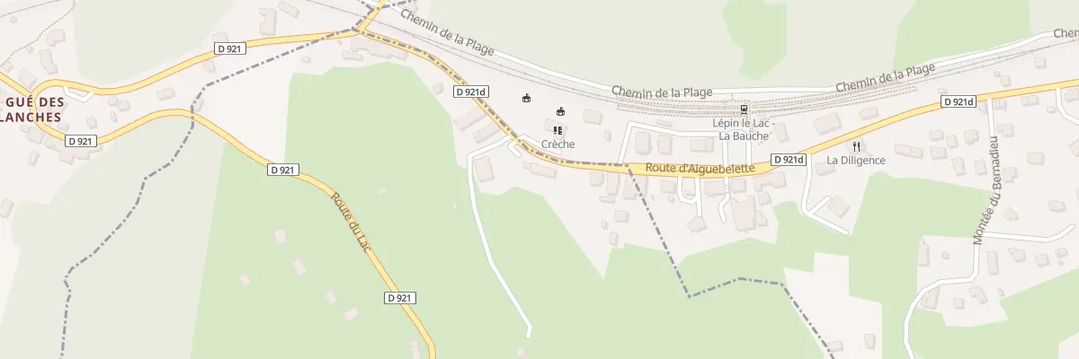 Plan du 1110 Rte du Gué-des-Planches à Attignat-Oncin